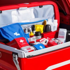 First aid box items