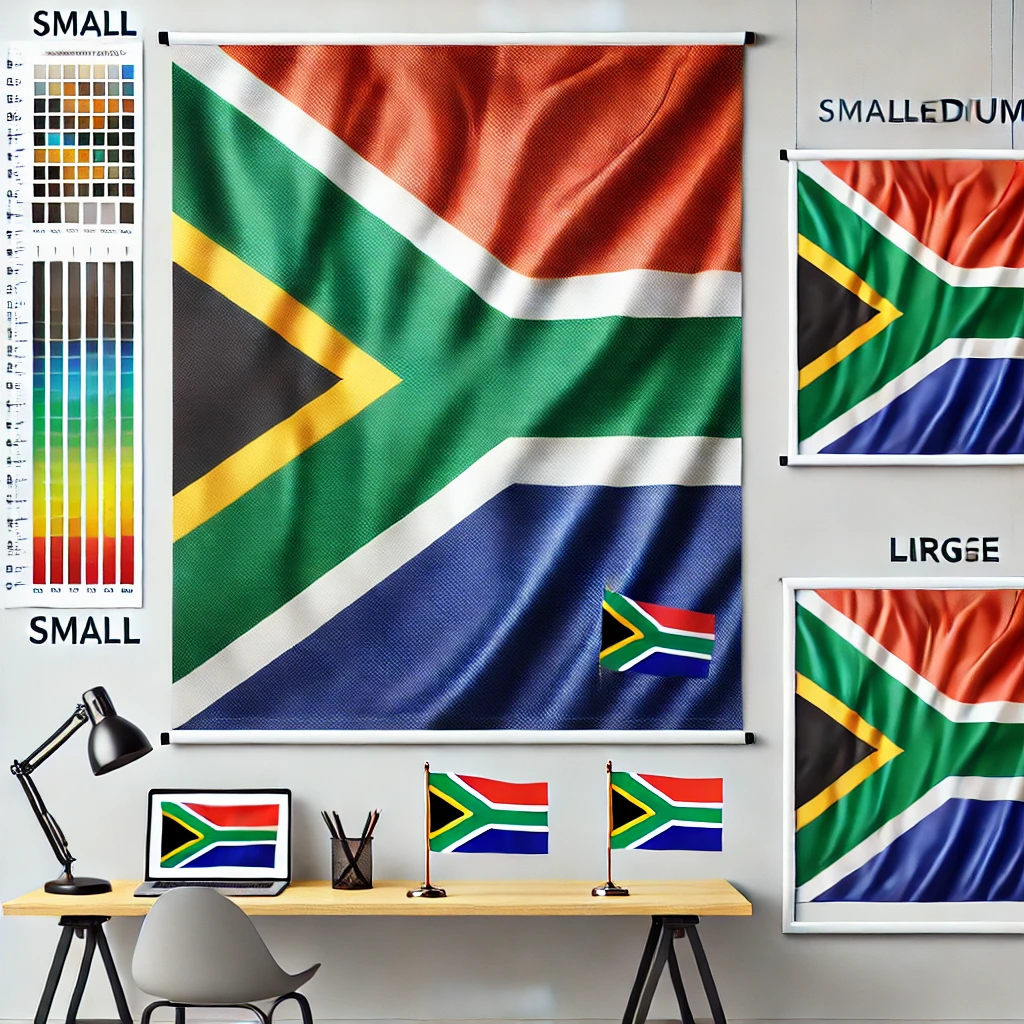 flag in south africa