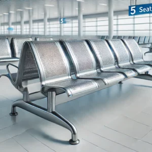 vintage airport bench