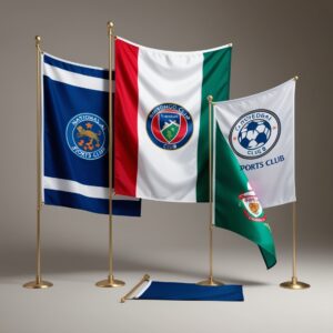 red and white cross flag