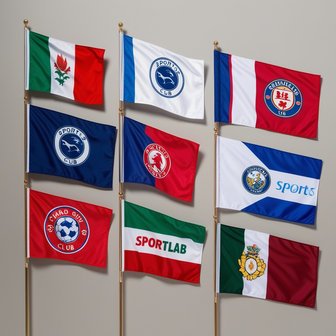 different flags