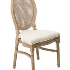 Wooden Louis Chair Sell (Resin Mesh Back)