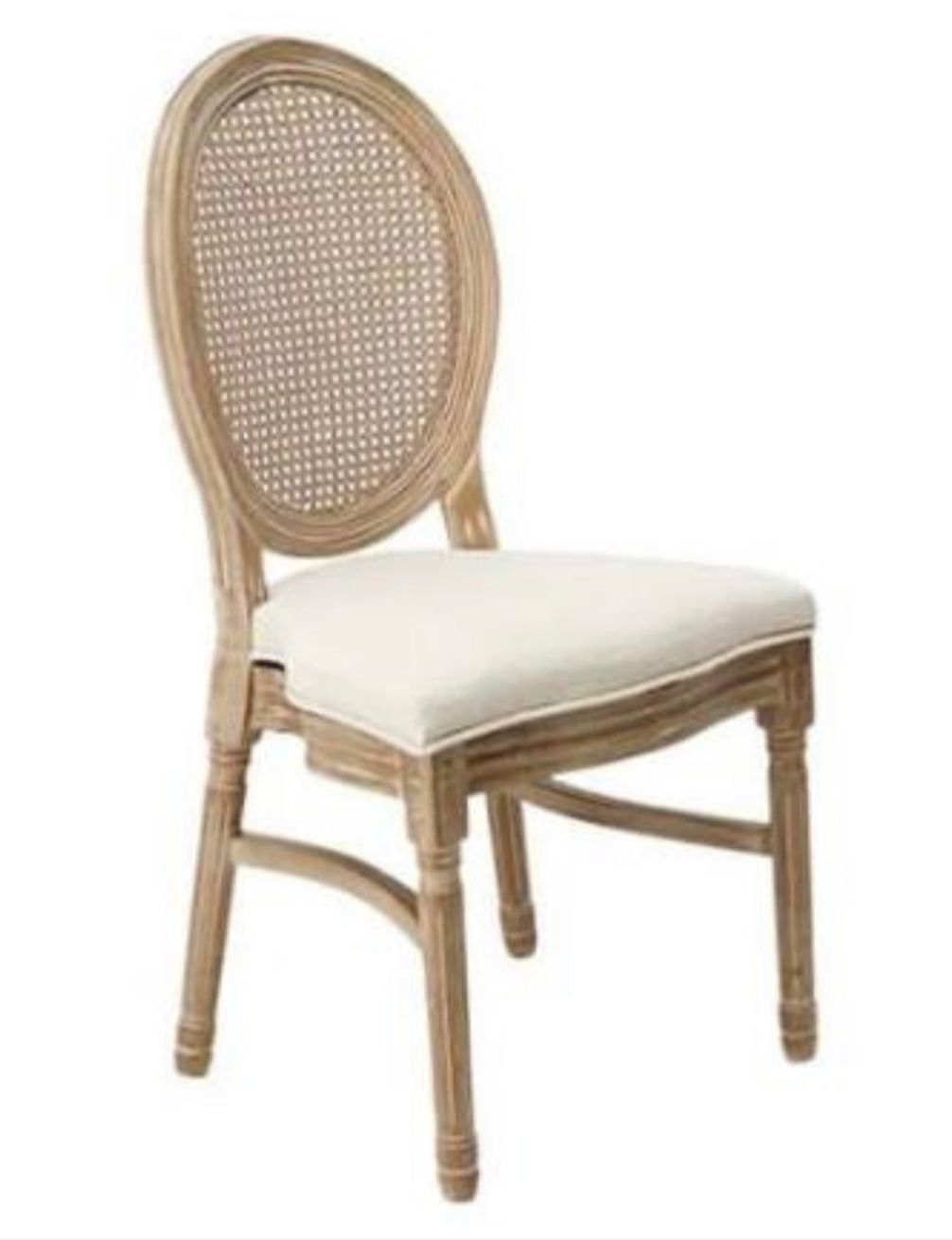 Wooden Louis Chair Sell (Resin Mesh Back)