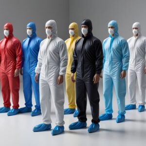 Blue Reusable Coveralls (Small, Medium, Large, X Large, XX Large, XXX Large)