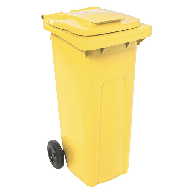 Wheelie Bin - 240L - Recycled Plastic - Black - Pack of 12 - Wheelie Bin 240LR-black - Image 4