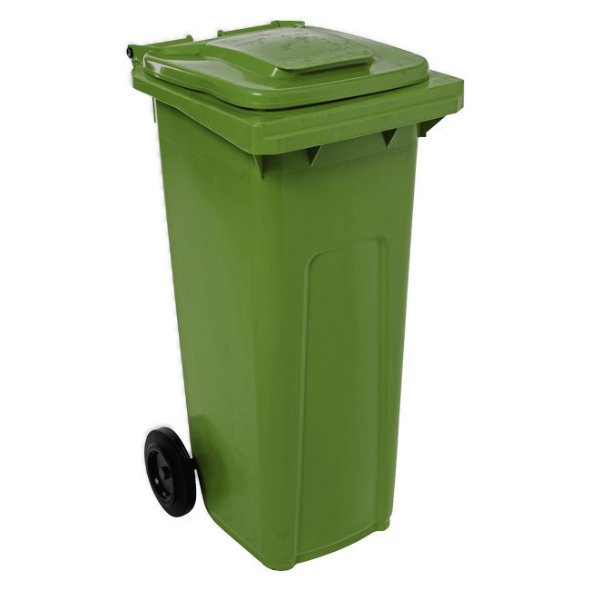 Wheelie Bin - SABS Approved - 140L - Olive Green - Pack of 12 - Wheelie Bin 140L-olive