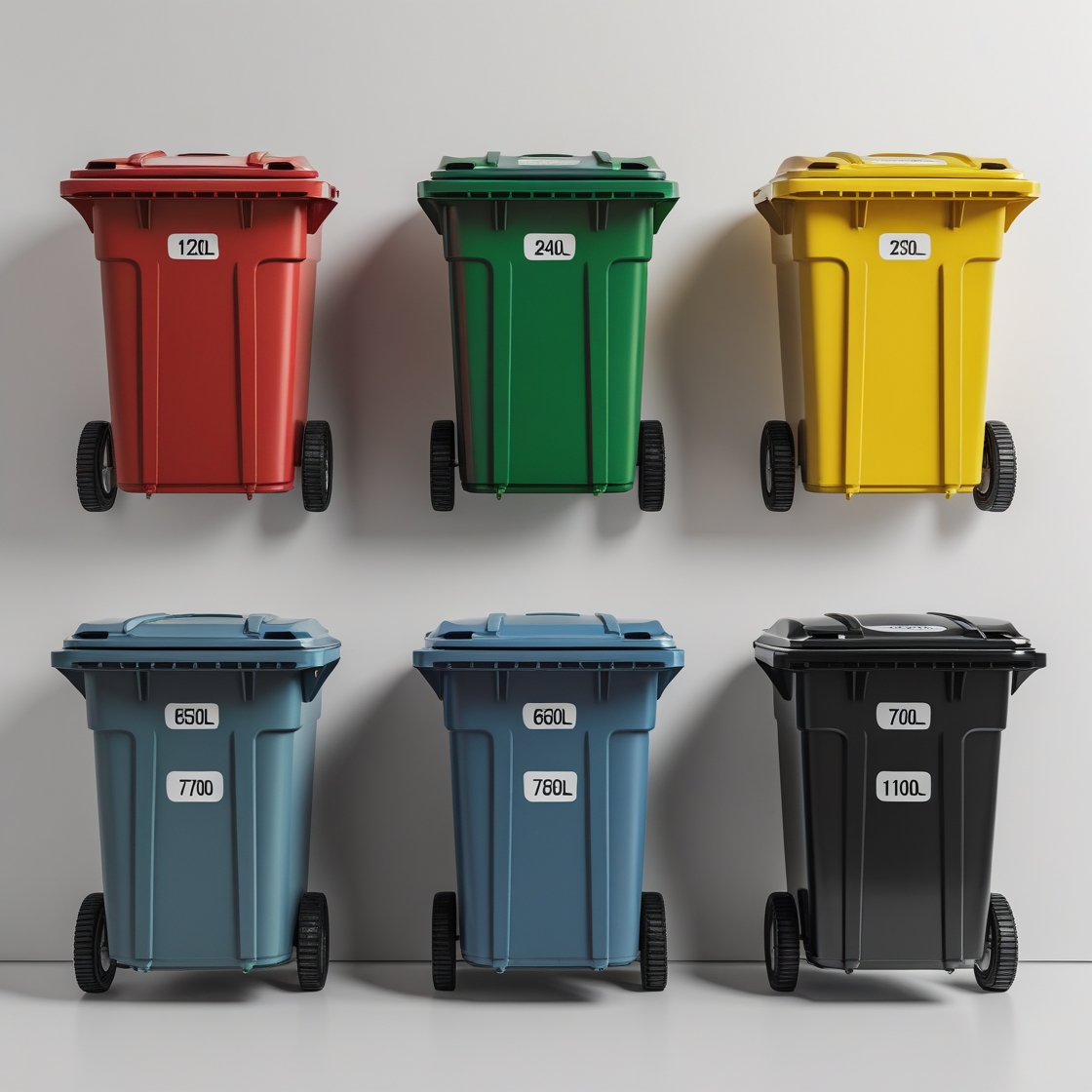 Wheelie Bin - SABS Approved - 240L - Blue - Pack of 12 - Wheelie Bin 240L-blue - Image 15