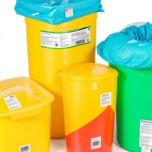 zippered hazard bags