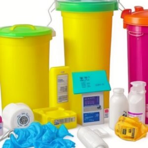 bio medical waste red bin