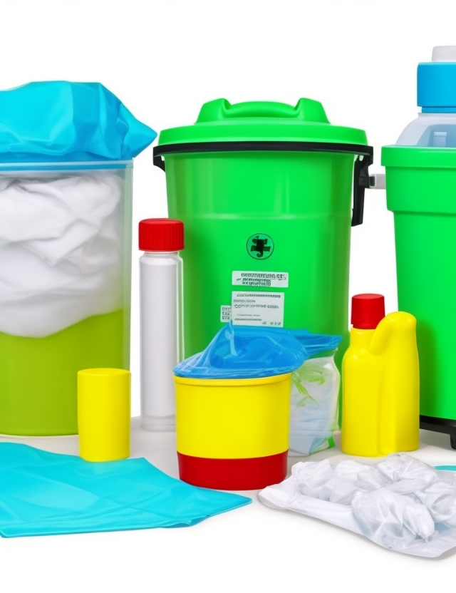 biohazard bag sharps containers- for