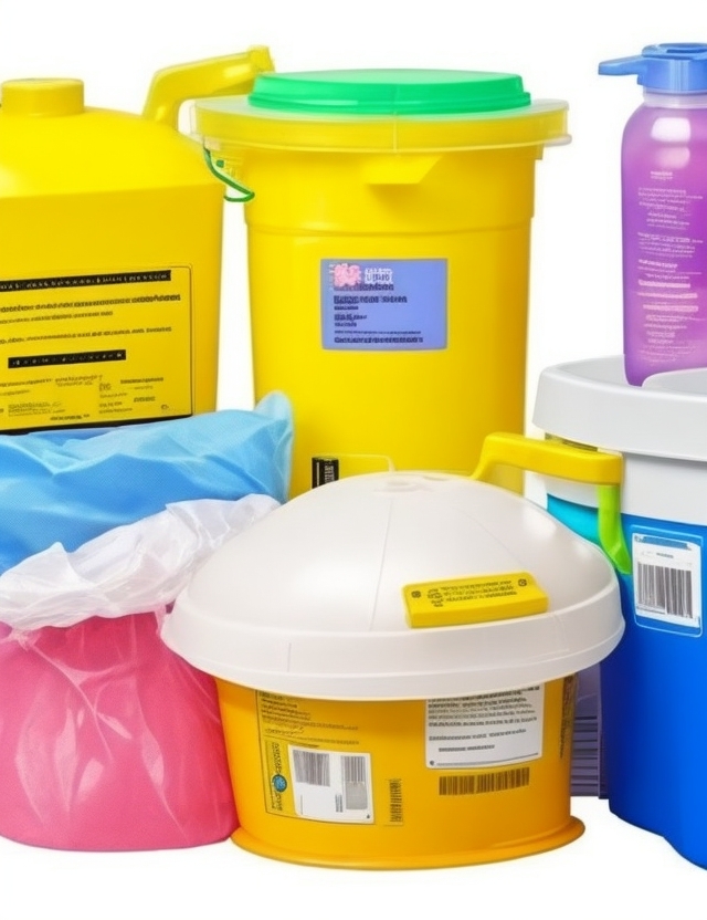 sharps bin | container round