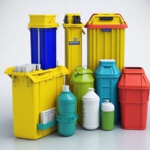 biohazard yellow bag