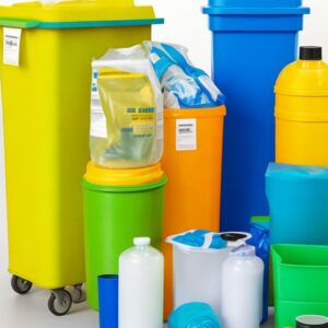 sharps containers 8938fp sharpsafety foot pedal cart for slide lid container, 12 and 18 lt.