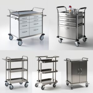 catering trolley on wheels