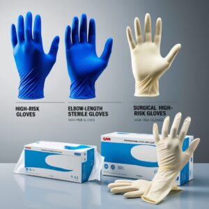 skintx nitrile High risk exam ination gloves