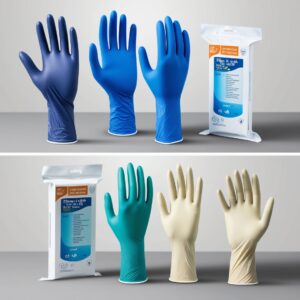 small latex High risk exam gloves