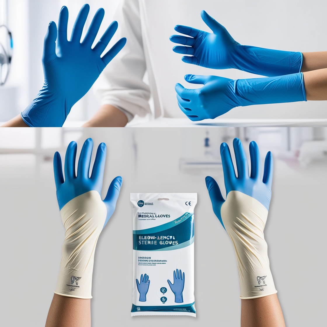 disposable vinyl High risk exam ination gloves