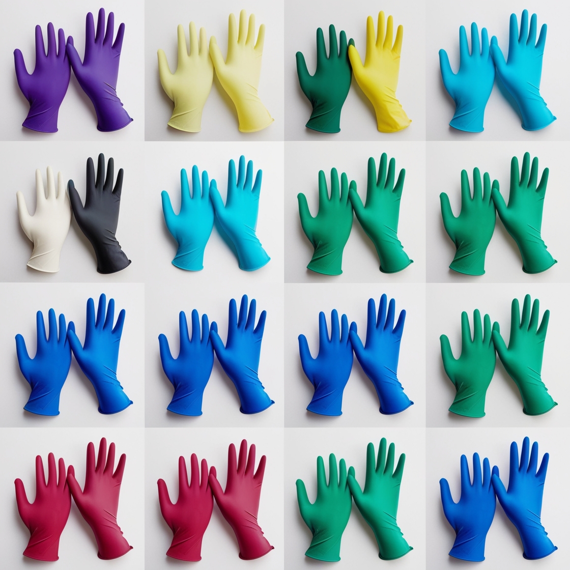 Evergreen latex micro gloves