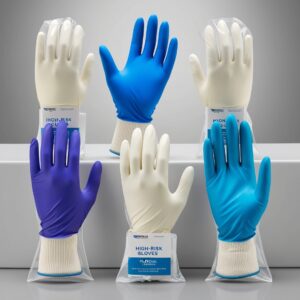 high risk latex gloves