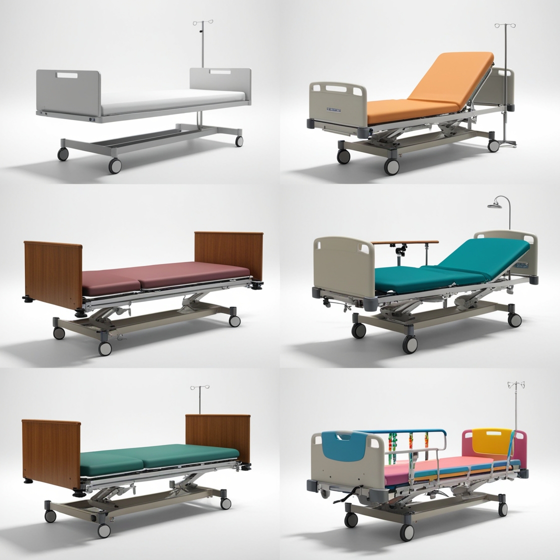 2 cranks adjustableMedical bed +Mattress