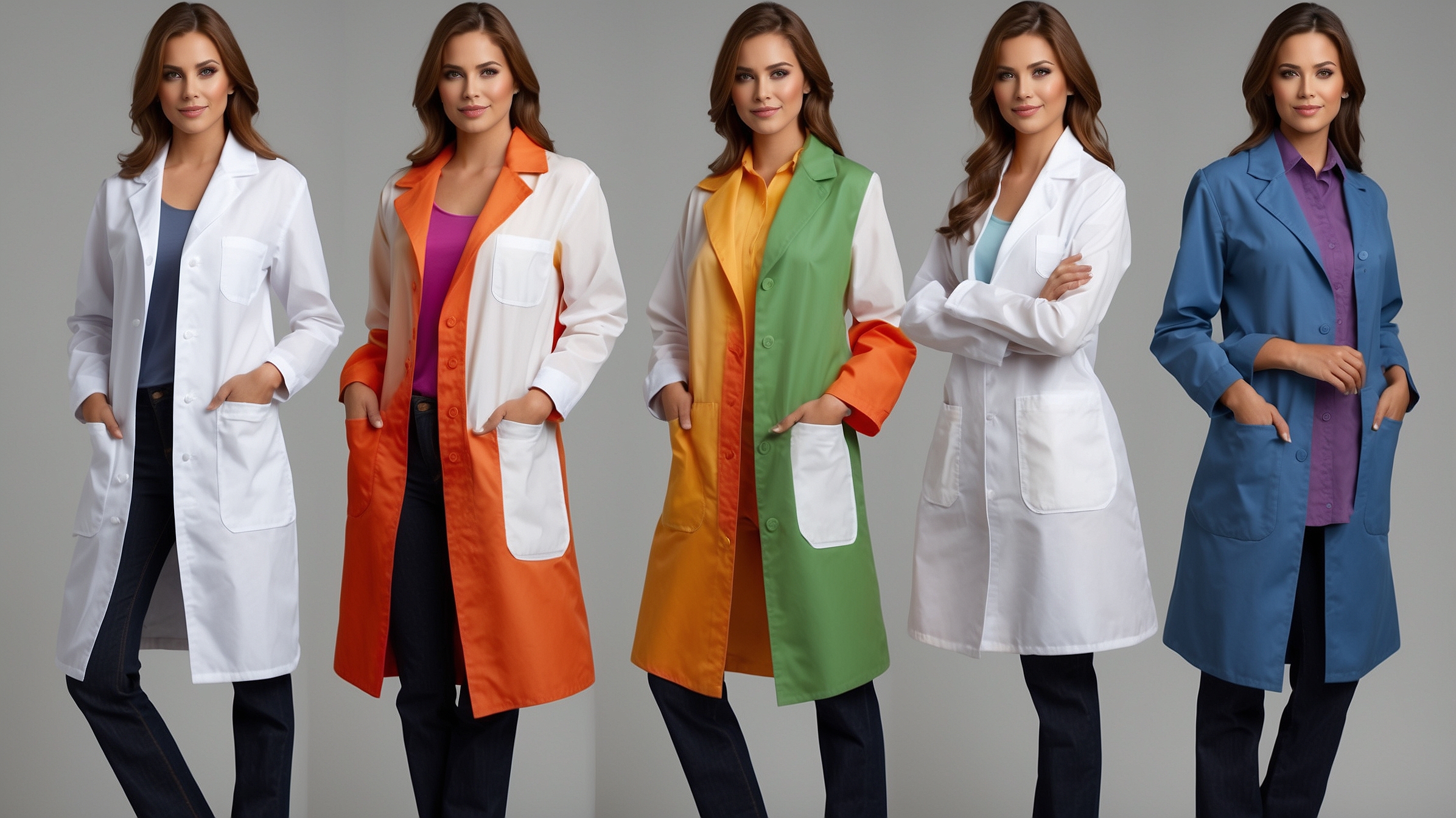 fluid resistant scrub jacket