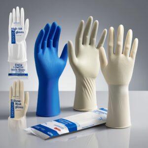 surgical rubber gloves