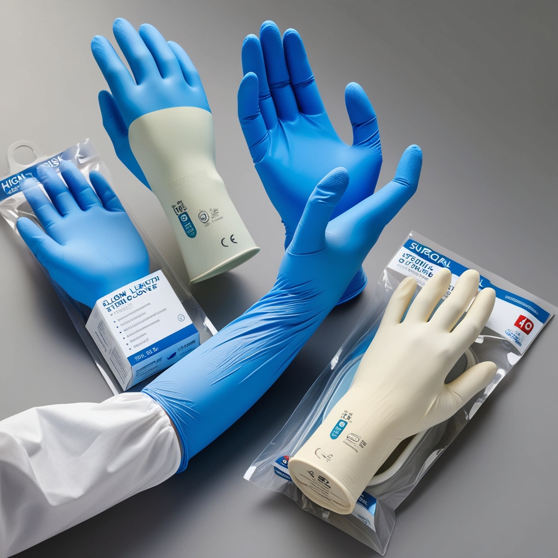 white elbow gloves
