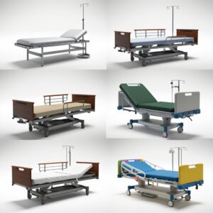 Healthcare inspection bed