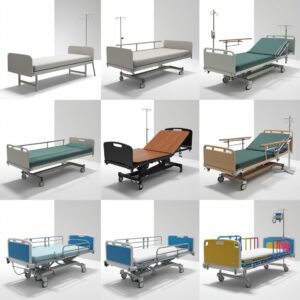 Examination couch wooden