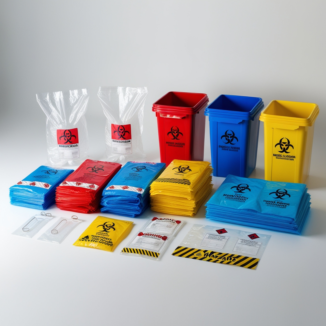 biohazard waste cans