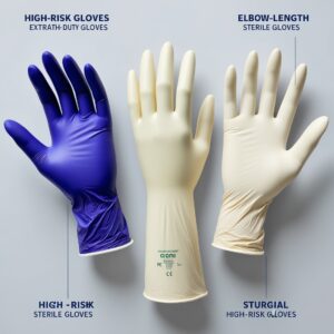 xl vinyl High risk exam gloves
