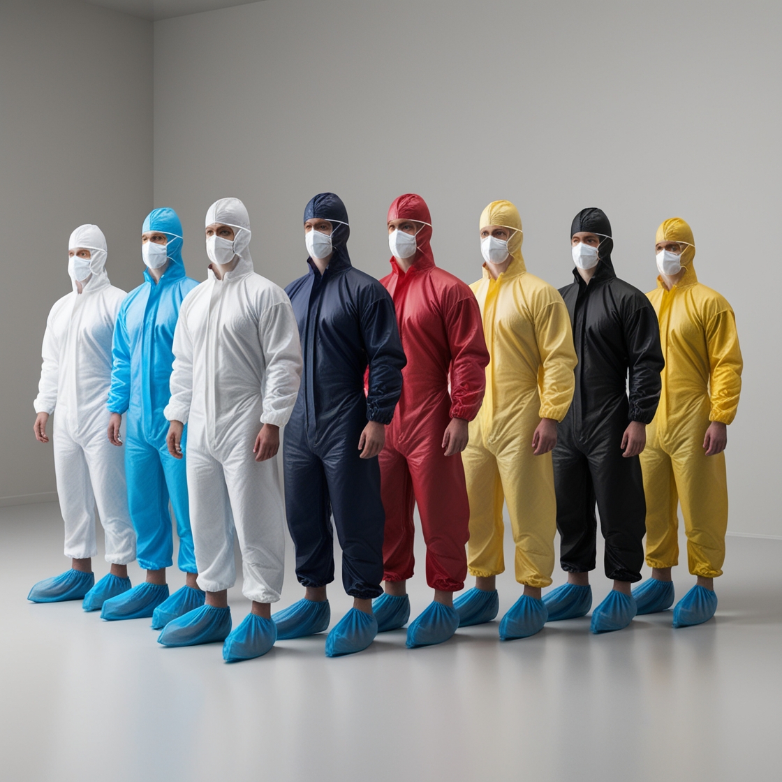 White Reusable Coveralls