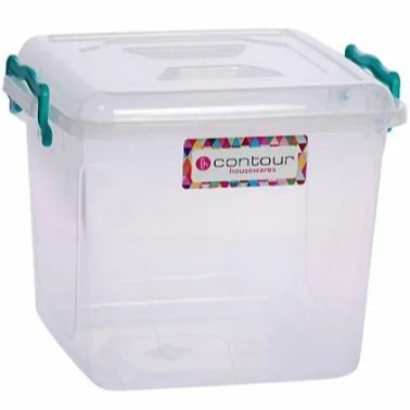 8.5 Litre Storage Box Clear Clip and Lock