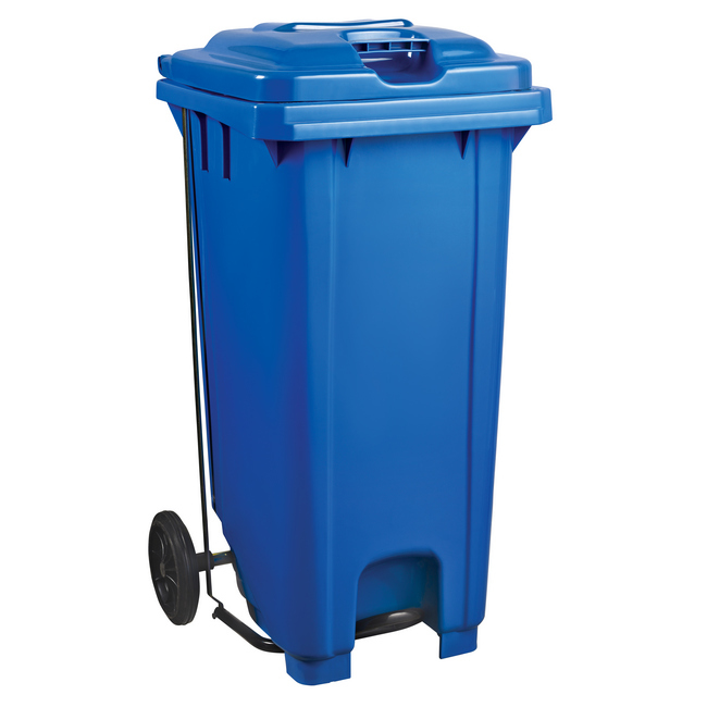 550 Litre Plastic Four-Wheel Wheelie Bin Commercial Grade