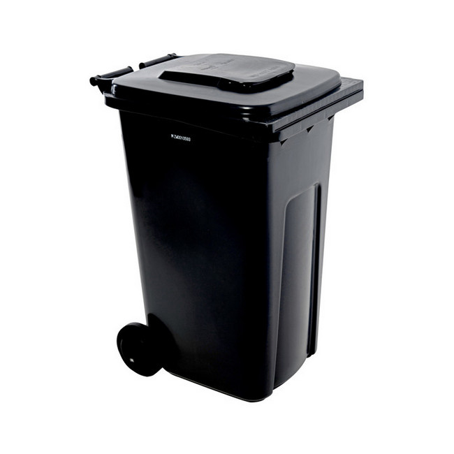 Emergency Red 240L Wheelie Bin,