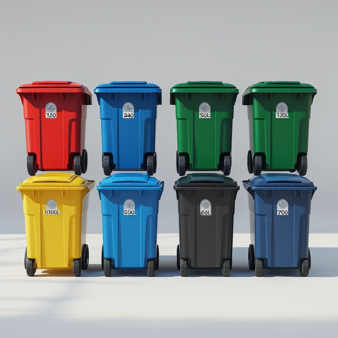 140L Wheelie Bin - Durable Waste Management Bin - Image 5