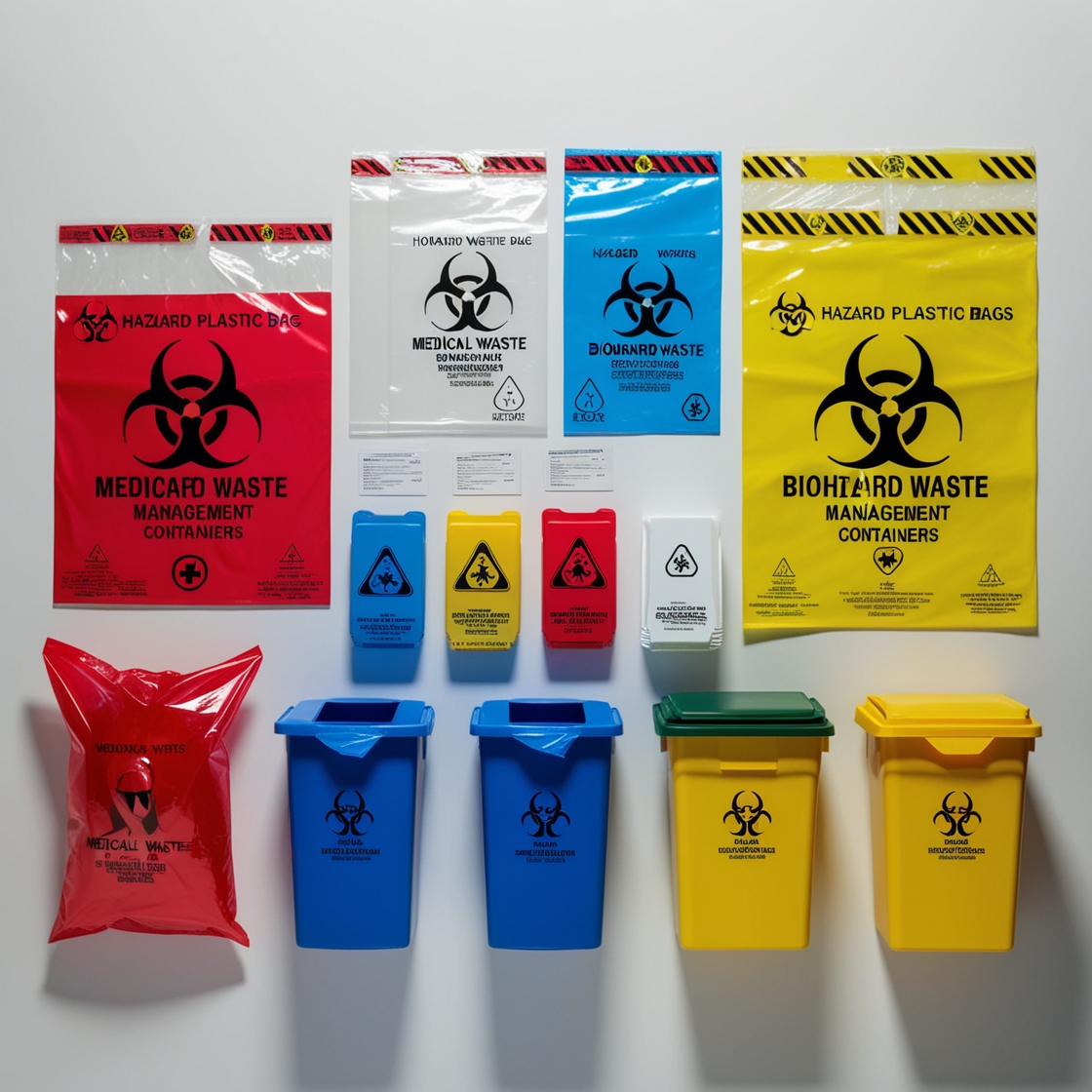 Biohazard Container 5L Red Clinical Waste Bin