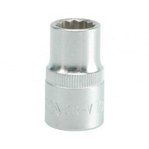 Bi-hex Socket - 12 Point - Chrome Vanadium - 1/2" Connector - Standard Length - 13mm - YT-1275