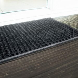 Doormat - Scraper - Black - 62 x 47 x 1.1 cm - SCM010001