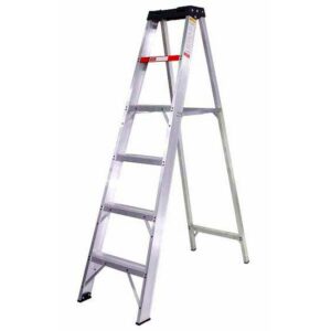 Stepladder - Industrial Heavy Duty A-Frame Aluminium - 6 Steps - 1.8m - LAS6