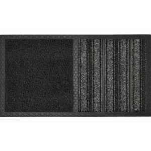 Disinfectant Mat - COBAcare Duo Zone - 67 x 39.5 x 1.5 cm - Dark Grey and Anthracite - CDM007