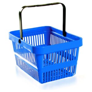 Jumbo Shopping Basket - Plastic - 27L - Colour Options