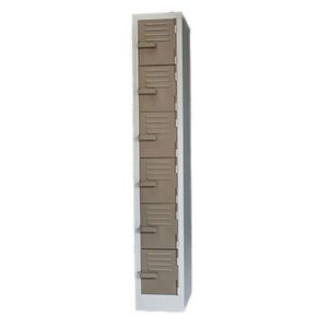 Steel Locker - Metal - 6 Tier - Six Door - 180 x 30 x 45 cm - LOC006-ivorykaroo