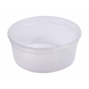 250ml Take Away Containers - Tub Only - Clear - Pack of 200
