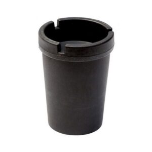 Plastic Cigarette Butt Bucket - Black - Pack of 48