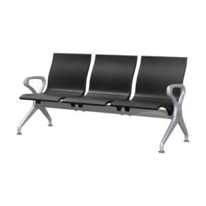 Airport Bench - Public Seating - Polyurethane - Indoor Use - Flat Packed - Three Seater - 177 x 67 x 87 cm