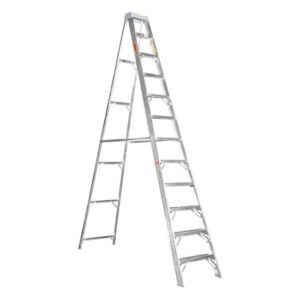 Aluminium Step Ladder - Single Sided - Heavy Duty Industrial - 12-Step - 3.60m