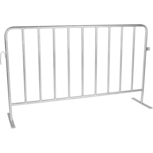 Steel Crowd Barrier - Interlocking Safety Control - 200 x 50 x 120 cm