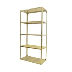 Bolted Shelving Steel Bay 5 Shelves - Uni-Angle - Five Shelf Kit - Painted - 365.8 x 91.4 x 30.5 cm