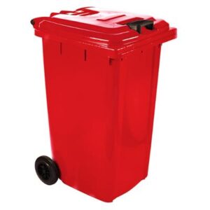 Wheelie Bin 240L Red- Non SABS